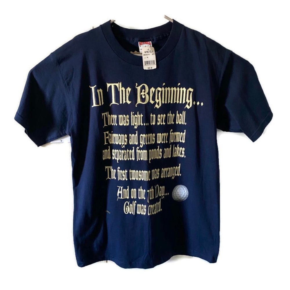 Vintage Golf T-Shirt Nutmeg XL